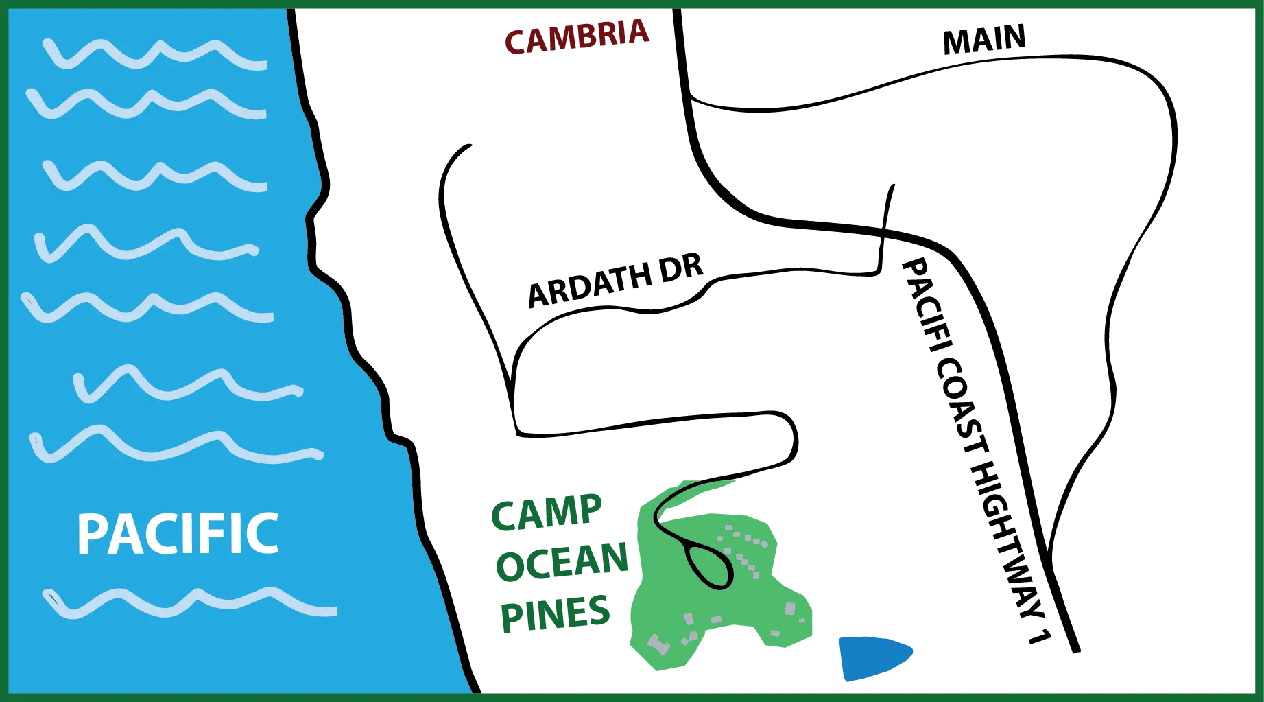 camp ocean map